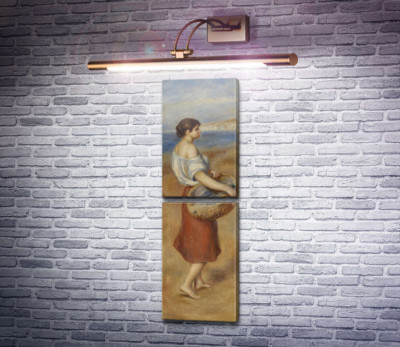 Дівчина з кошиком риби