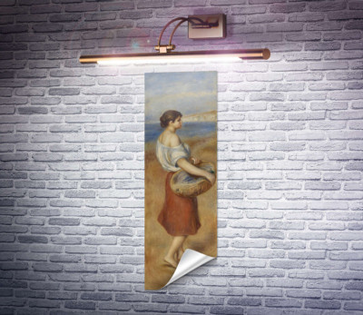 Девушка с корзиной рыбы