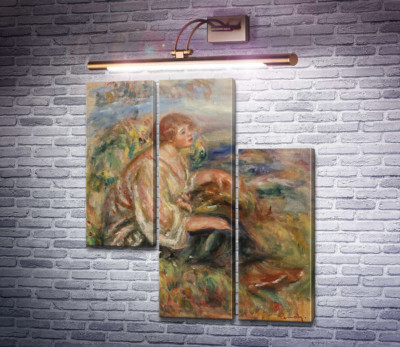 Женщина в блузке и черной юбке