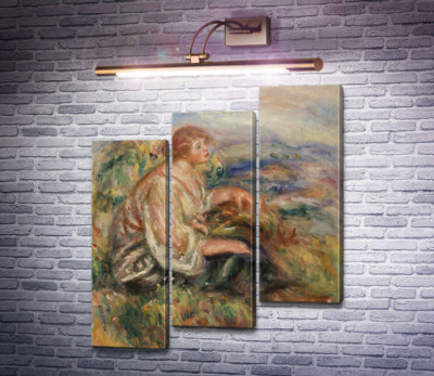 Женщина в блузке и черной юбке