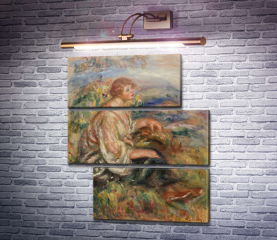 Женщина в блузке и черной юбке