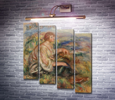 Женщина в блузке и черной юбке