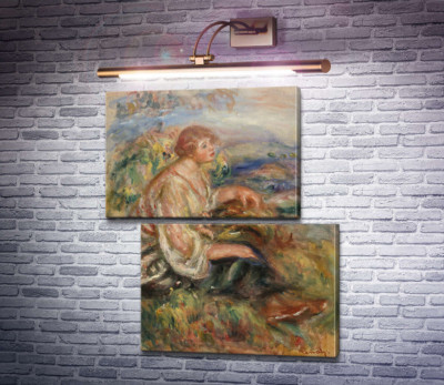 Женщина в блузке и черной юбке