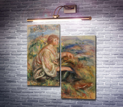 Женщина в блузке и черной юбке