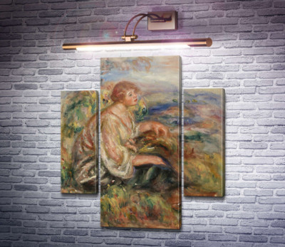 Женщина в блузке и черной юбке
