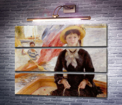 Девушка и гребец на каноэ