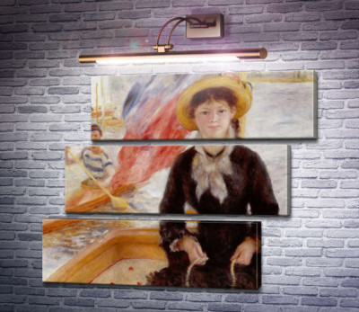 Девушка и гребец на каноэ
