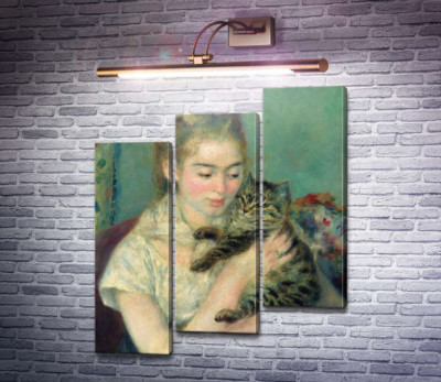 Женщина с котом