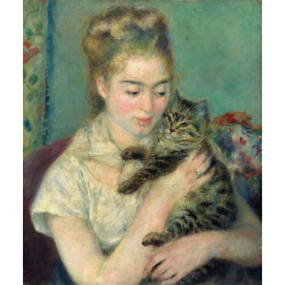 Женщина с котом