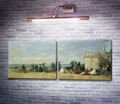 Пляж в  Трувиле