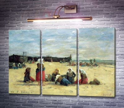 Жены рыбаков на пляже