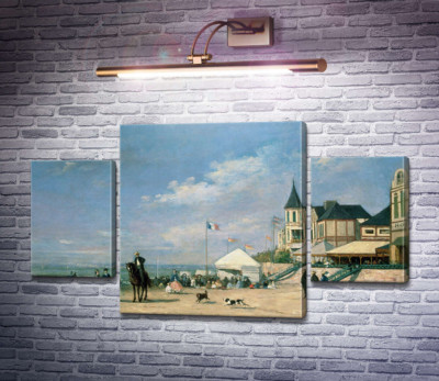 Пляж в Трувиле