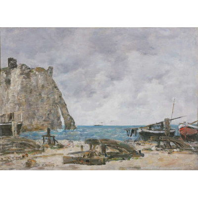 Берег моря в Этрета