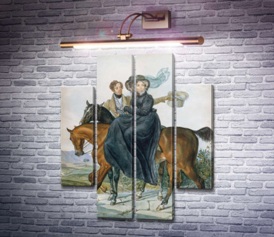 Портрет К. А. і М. Я. Наришкіних