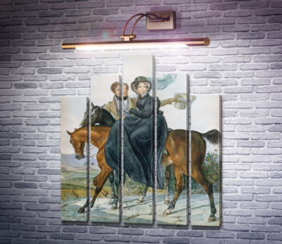 Портрет К. А. і М. Я. Наришкіних
