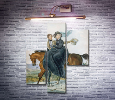 Портрет К. А. і М. Я. Наришкіних