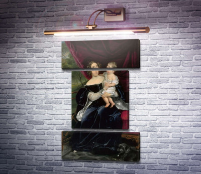 Портрет графини Ольги Ивановны Орловой-Давыдовой с дочерью