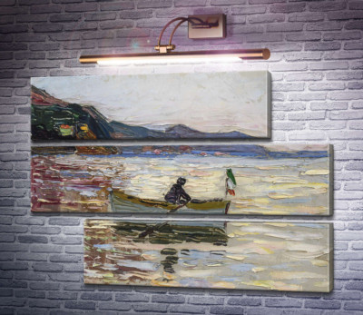 Човен у морі. Рапалло