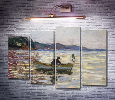 Човен у морі. Рапалло