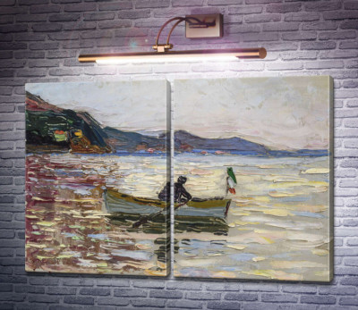 Човен у морі. Рапалло