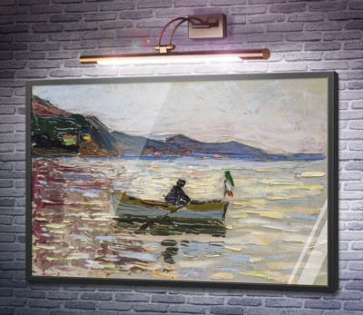 Човен у морі. Рапалло