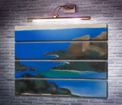 Голубое море и скалы
