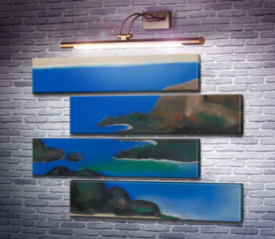 Синє море та скелі