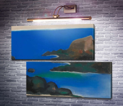 Синє море та скелі
