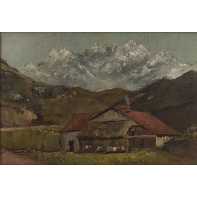 Хижина в горах