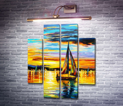 Парусники в море