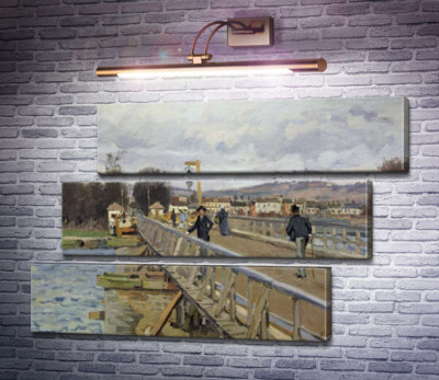 Пешеходный мост в Аржантее