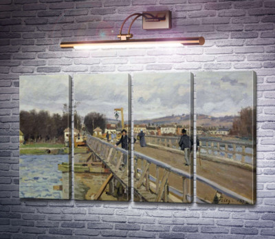 Пешеходный мост в Аржантее