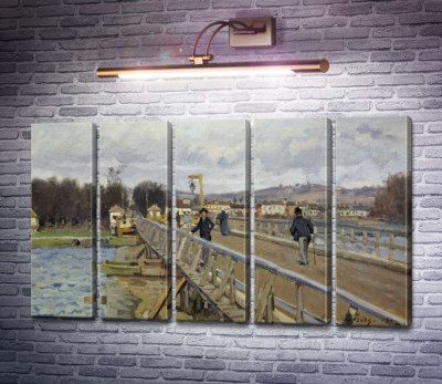 Пешеходный мост в Аржантее