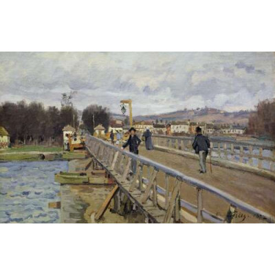 Пешеходный мост в Аржантее