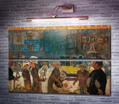 Уличная сценка с такси, Париж