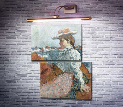 Женщина на камнях