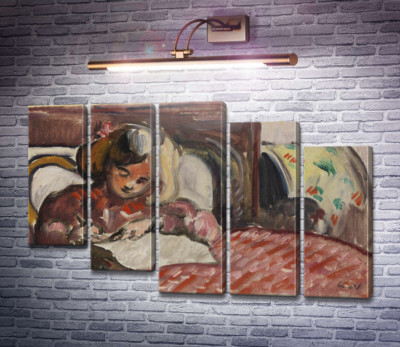 Ребенок, пишущий письмо