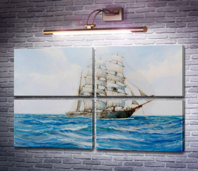 Корабль Минни Ахтен в море
