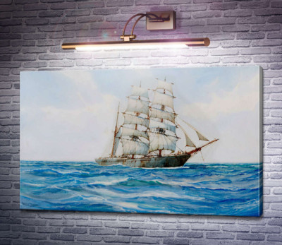 Корабль Минни Ахтен в море