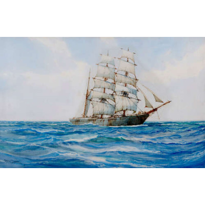 Корабль Минни Ахтен в море