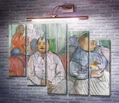 Месье и мадам Ле Шиен с собачкой