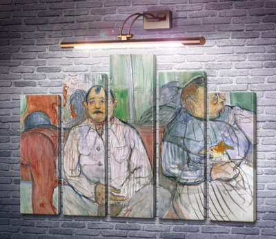 Месье и мадам Ле Шиен с собачкой