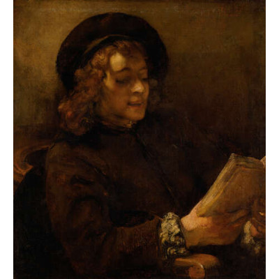 Портрет Титуса, читающего книгу