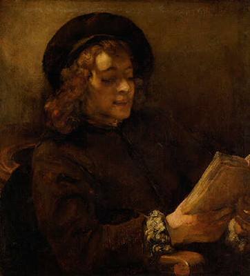 Портрет Титуса, читающего книгу