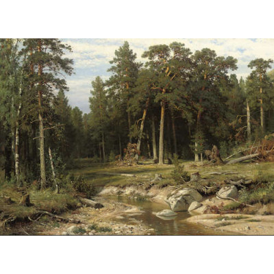 Щогловий сосновий ліс у Вятській губернії, 1889
