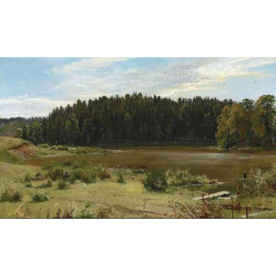 Река на опушке леса, 1882