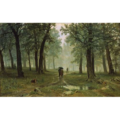 Дождь в дубовом лесу, 1891