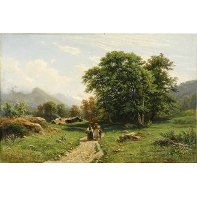 Швейцарський краєвид, 1866