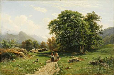 Швейцарський краєвид, 1866