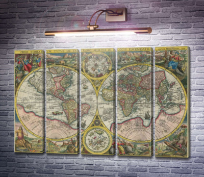 Карта мира, Петр Планций, 1594 г